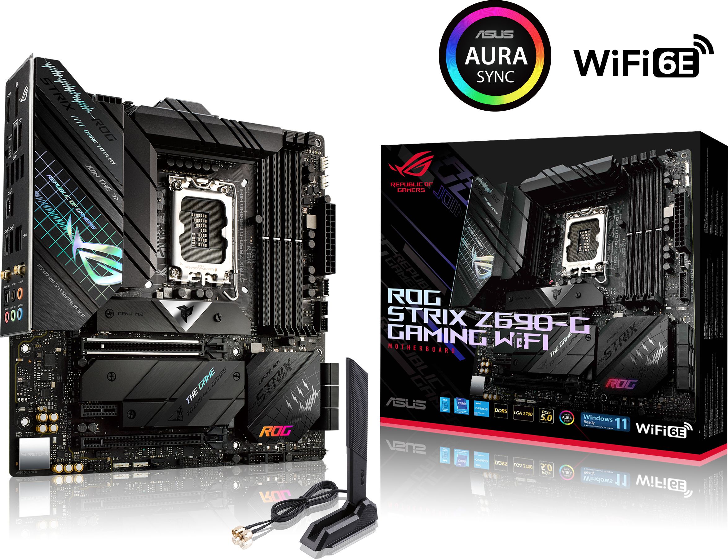 ASUS ROG STRIX Z690-G GAMING WIFI (mATX, Z690, LGA 1700, DDR5)